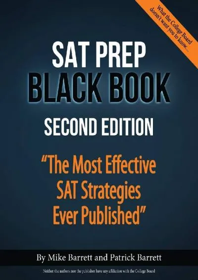 [EPUB] -  SAT Prep Black Book: The Most Effective SAT Strategies Ever Published