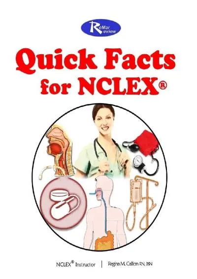 [DOWNLOAD] -  The ReMar Review Quick Facts for NCLEX