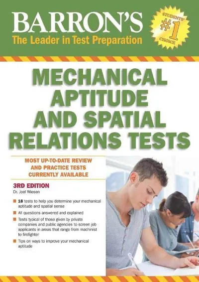 [EPUB] -  Mechanical Aptitude and Spatial Relations Test (Barron\'s Mechanical Aptitude & Spatial Relations Test)