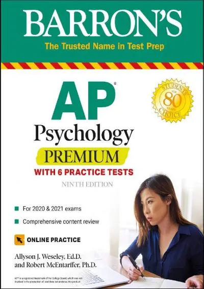 [READ] -  AP Psychology Premium: With 6 Practice Tests (Barron\'s Test Prep)