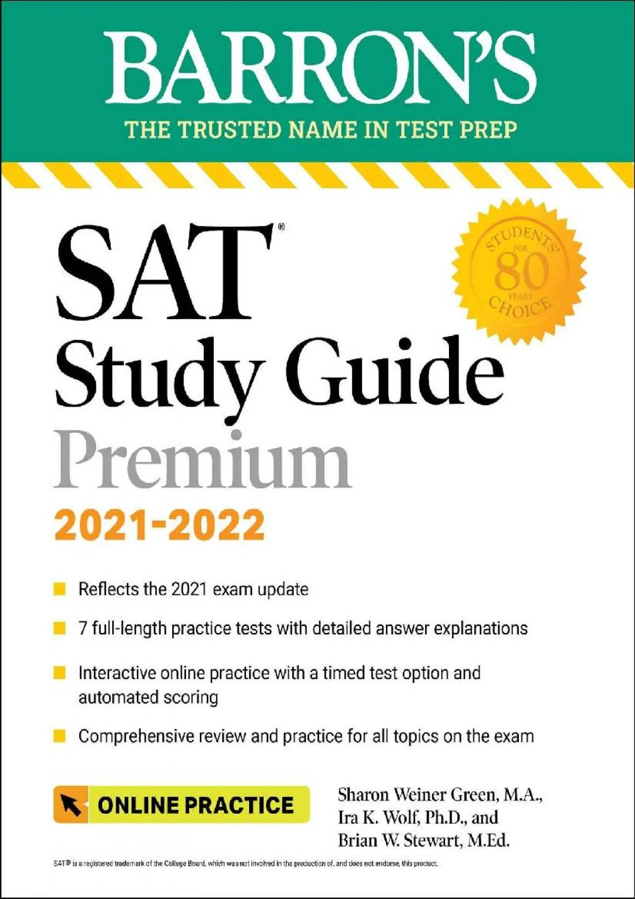 PDF-[EBOOK] - Barron\'s SAT Study Guide Premium, 2021-2022 (Reflects the 2021 Exam Update):