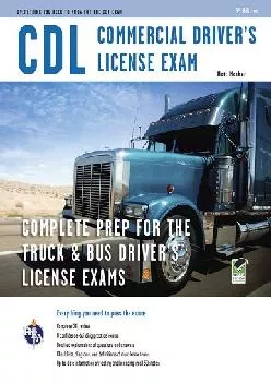 [EPUB] -  CDL - Commercial Driver\'s License Exam (CDL Test Preparation)