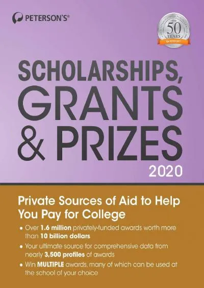 [EBOOK] -  Scholarships, Grants & Prizes 2020