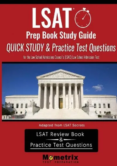 [READ] -  LSAT Prep Book Study Guide: Quick Study & Practice Test Questions for the Law