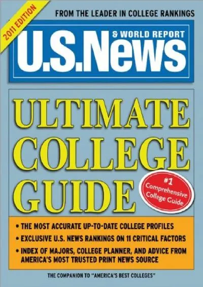 [EBOOK] -  U.S. News Ultimate College Guide 2011