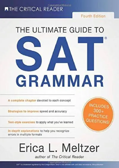 [READ] -  4th Edition, The Ultimate Guide to SAT Grammar