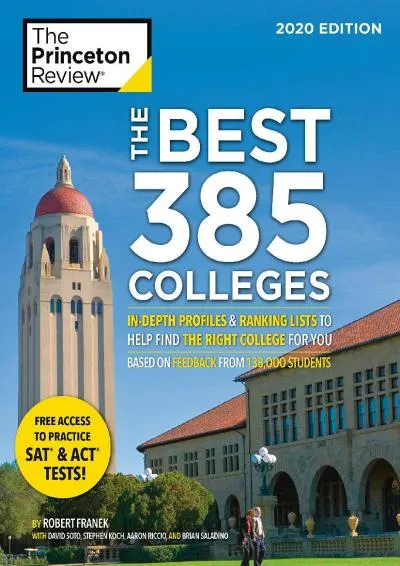 [EPUB] -  The Best 385 Colleges, 2020 Edition: In-Depth Profiles & Ranking Lists to Help