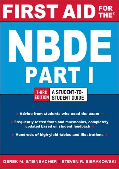 [DOWNLOAD] -  First Aid for the NBDE Part 1, Third Edition (First Aid Series)