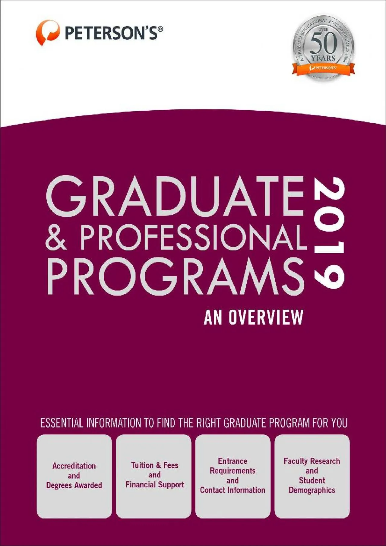 PDF-[DOWNLOAD] - Graduate & Professional Programs: An Overview 2019 (Grad 1)