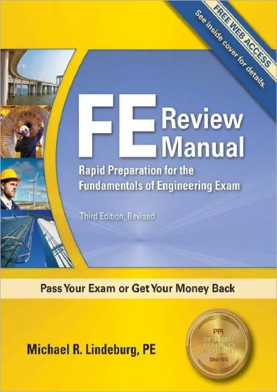 [EPUB] -  PPI FE Review Manual: Rapid Preparation for the Fundamentals of Engineering Exam, 3rd Edition � A Comprehensive Preparatio...