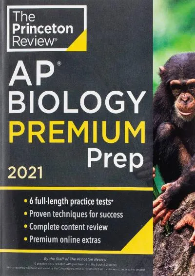 [EPUB] -  Princeton Review AP Biology Premium Prep, 2021: 6 Practice Tests + Complete Content Review + Strategies & Techniques (202...