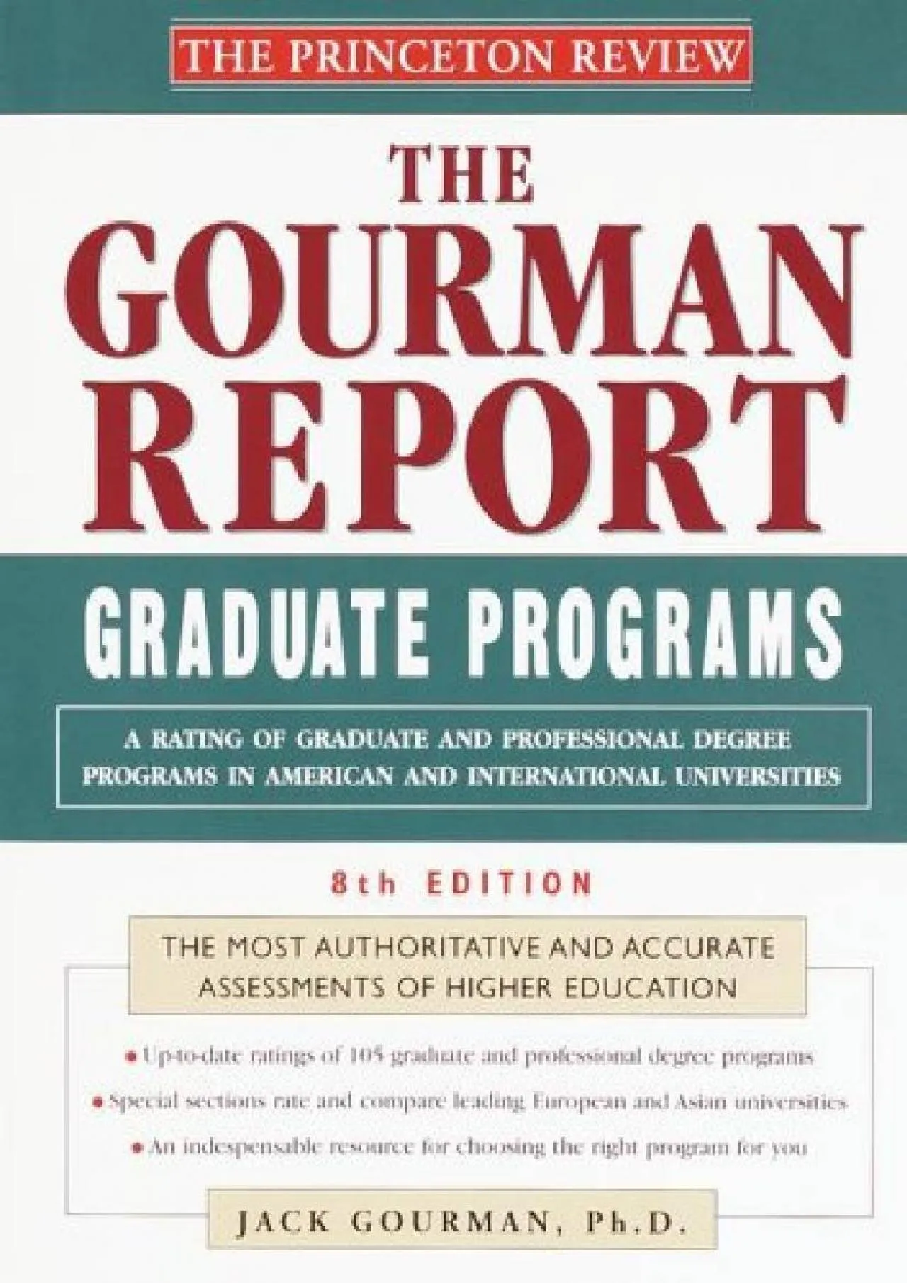 PDF-[READ] - Princeton Review: Gourman Report of Graduate Programs, 8th Edition: A Rating