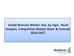 Bromine Market Data Forecast 2020-2027