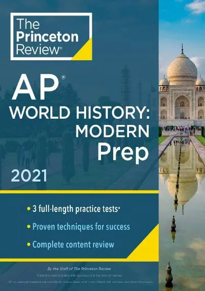 [EBOOK] -  Princeton Review AP World History: Modern Prep, 2021: Practice Tests + Complete Content Review + Strategies & Techniques (...