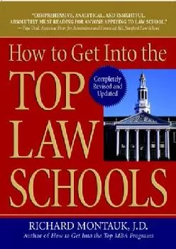 [EBOOK] -  How To Get Into The Top Law Schools (Revised)