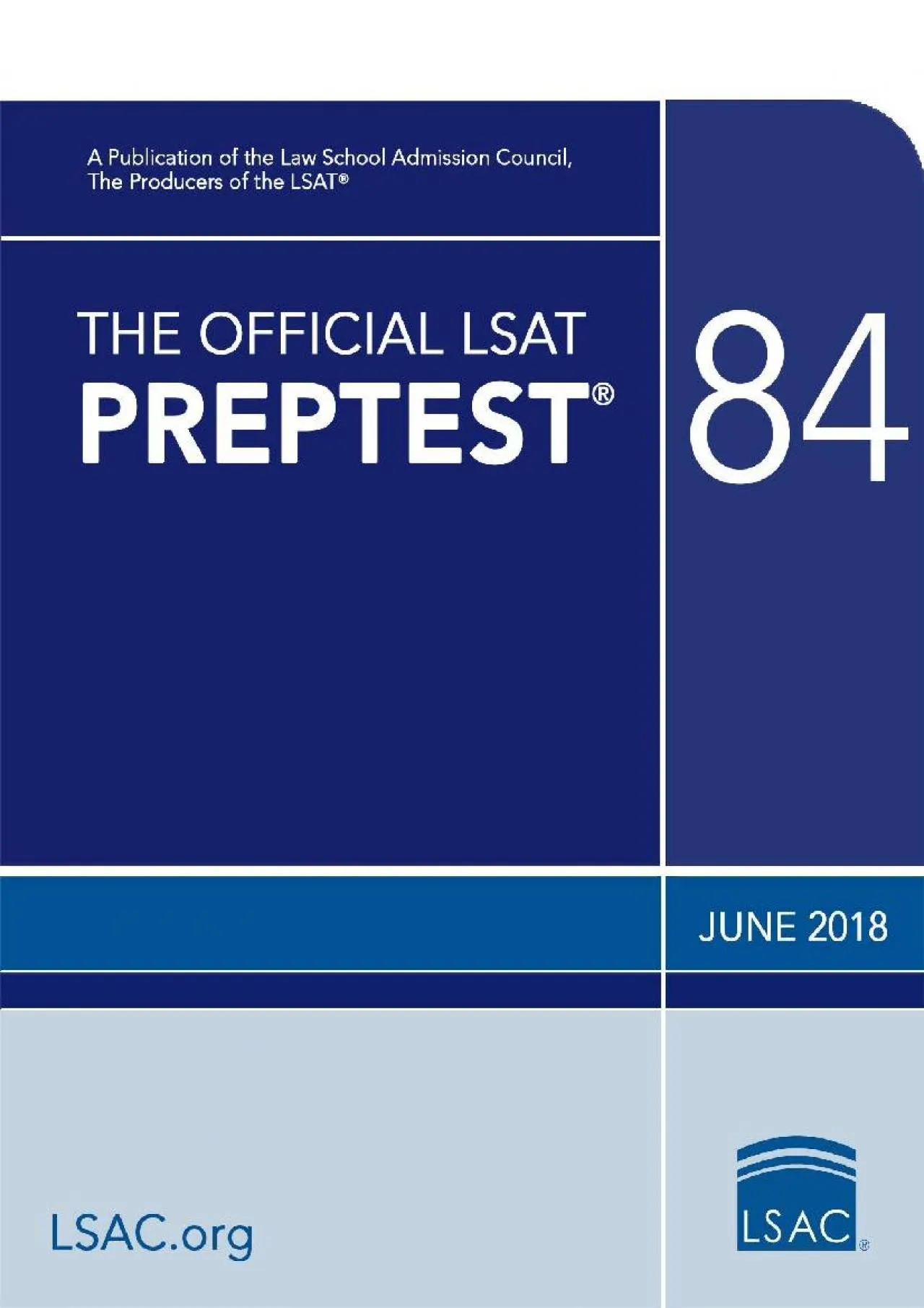 PDF-[DOWNLOAD] - The Official LSAT PrepTest 84: (June 2018 LSAT)