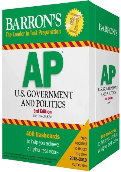 [EPUB] -  AP U.S. Government and Politics Flash Cards (Barron\'s Test Prep)