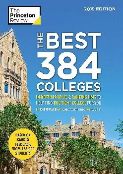 [EBOOK] -  The Best 384 Colleges, 2019 Edition: In-Depth Profiles & Ranking Lists to Help