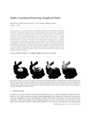 Stable,Circulation-Preserving,SimplicialFluidsSharifElcott,YiyingTong,
