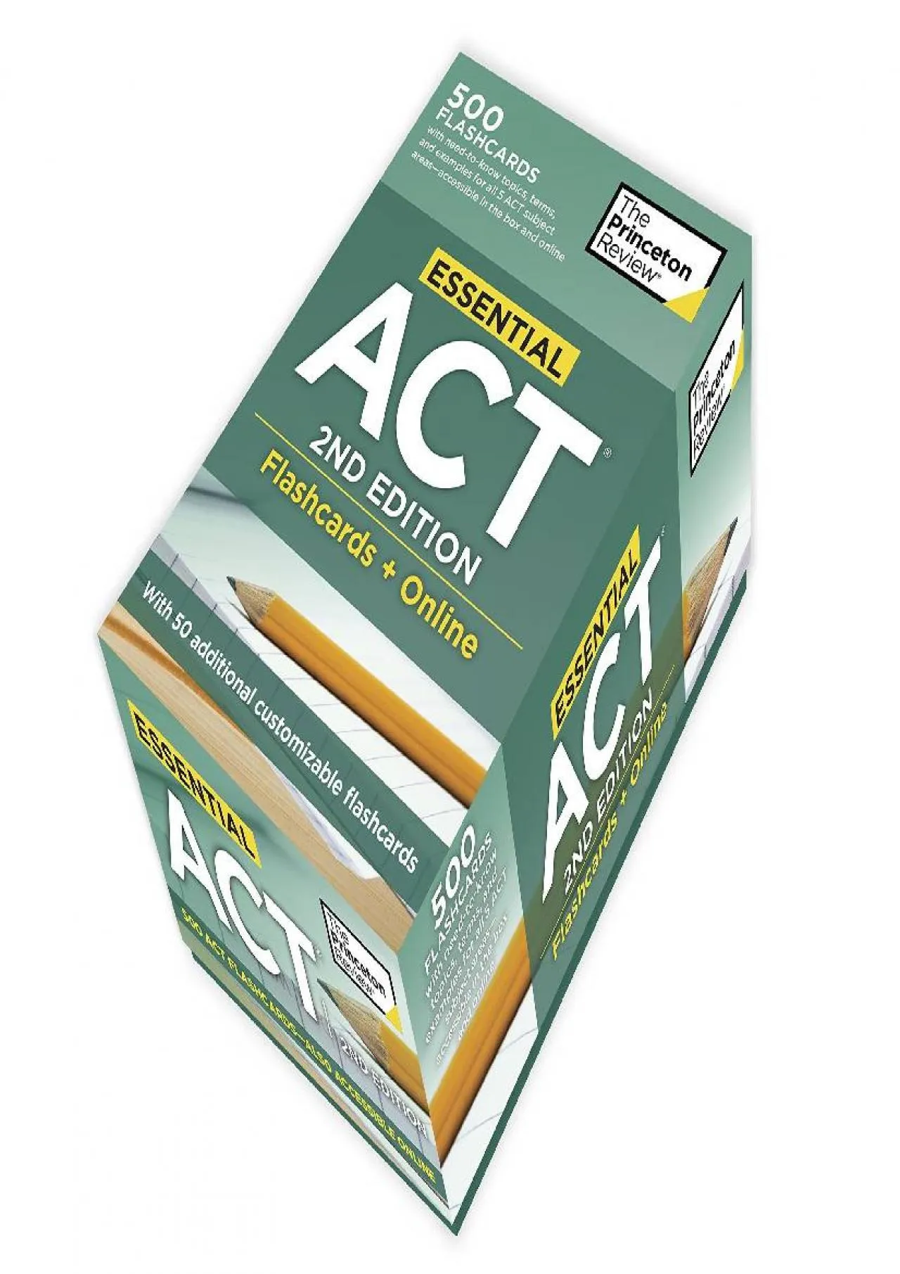 PDF-[EBOOK] - Essential ACT, 2nd Edition: Flashcards + Online: 500 Need-to-Know Topics and