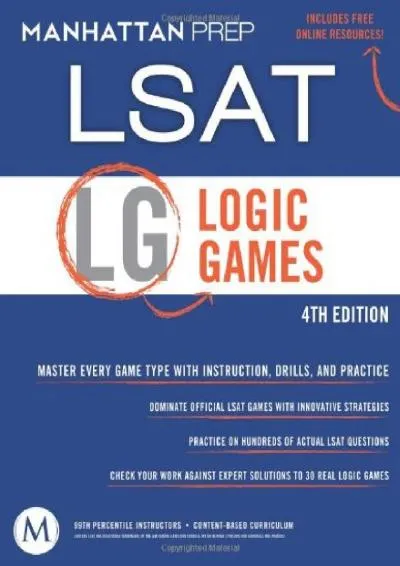 [EPUB] -  Logic Games: LSAT Strategy Guide, 4th Edition