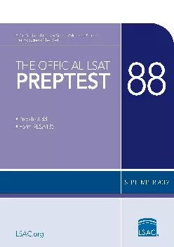 [READ] -  The Official LSAT PrepTest 88: (September 2019 LSAT)