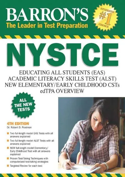 [EBOOK] -  NYSTCE: EAS / ALST / CSTs / edTPA (Barron\'s Test Prep NY)