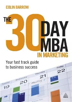 [EPUB] -  The 30 Day MBA in Marketing: Your Fast Track Guide to Business Success