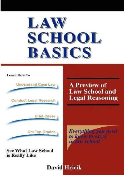 [EPUB] -  Law School Basics: A Preview of Law School and Legal Reasoning