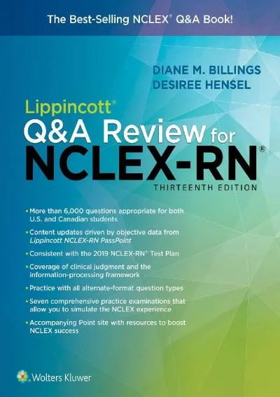 [EBOOK] -  Lippincott Q&A Review for NCLEX-RN (Lippincott\'s Review For NCLEX-RN)