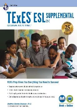 [EBOOK] -  TExES ESL Supplemental (154), 2nd Ed., Book + Online (TExES Teacher Certification