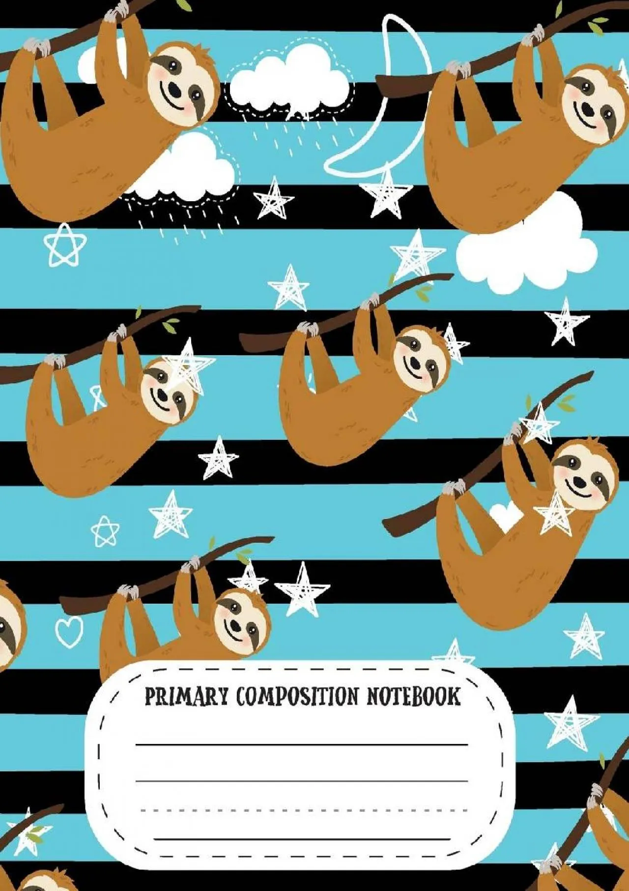 PDF-[EPUB] - Primary Composition Notebook: Sloth Grades K-2 Kindergarten to Early Childhood