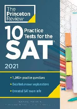 [EBOOK] -  10 Practice Tests for the SAT, 2021: Extra Prep to Help Achieve an Excellent Score (2021) (College Test Preparation)