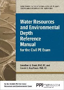 [EPUB] -  PPI Water Resources and Environmental Depth Reference Manual for the Civil PE Exam � A complete Reference Manual for the N...