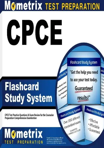 [EPUB] -  CPCE Flashcard Study System: CPCE Test Practice Questions & Exam Review for the Counselor Preparation Comprehensive Examin...