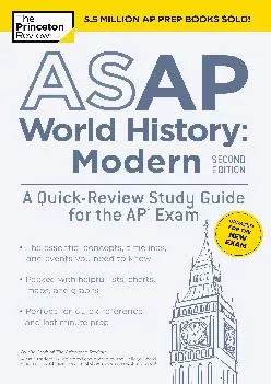 [EPUB] -  ASAP World History: Modern, 2nd Edition: A Quick-Review Study Guide for the AP Exam (College Test Preparation)