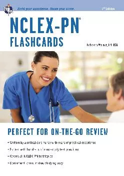 PDF-[EPUB] - NCLEX-PN Flashcard Book (Nursing Test Prep)