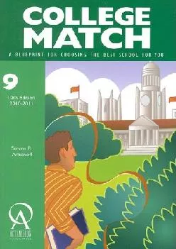 [DOWNLOAD] -  College Match: A Blueprint for Choosing the Best School for You