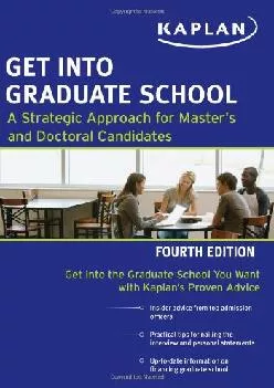 [READ] -  Get Into Graduate School