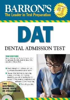 [DOWNLOAD] -  Barron\'s DAT: Dental Admissions Test