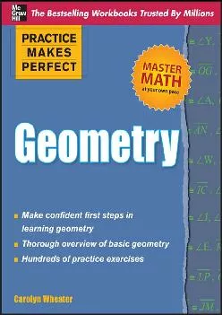 [EBOOK] -  Practice Makes Perfect Geometry (Practice Makes Perfect (McGraw-Hill))