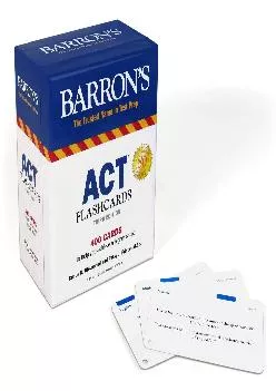 PDF-[EPUB] - ACT Flashcards (Barron\'s Test Prep)