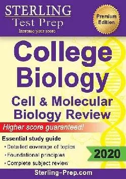 [EPUB] -  Sterling Test Prep College Biology: Cell and Molecular Biology Review