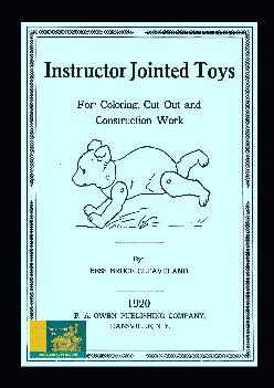 [EBOOK] -  Instructor Jointed Toys: For Coloring, Cut Out And Construction Work
