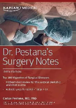 [READ] -  Dr. Pestana\'s Surgery Notes