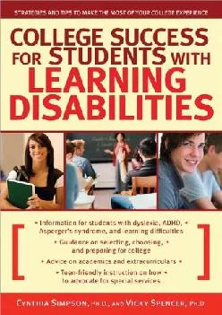 [READ] -  College Success for Students with Learning Disabilities: Strategies and Tips