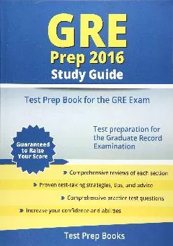 [EPUB] -  GRE Prep 2016 Study Guide: Test Prep Book for the GRE Exam