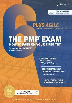 [DOWNLOAD] -  The PMP Exam: How to Pass on Your First Try: 6th Edition + Agile (Test Prep series)