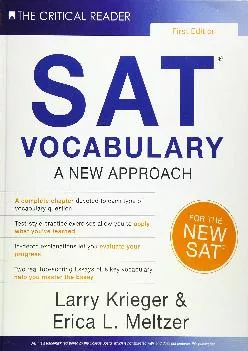 [EBOOK] -  SAT Vocabulary: A New Approach