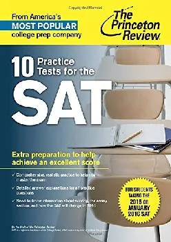 [EBOOK] -  10 Practice Tests for the SAT: For Students taking the SAT in 2015 or January 2016 (College Test Preparation)